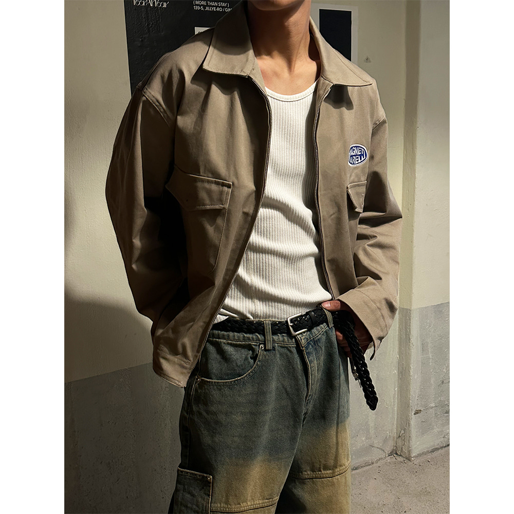 [S/S] Margnet patch work jacket(2color)