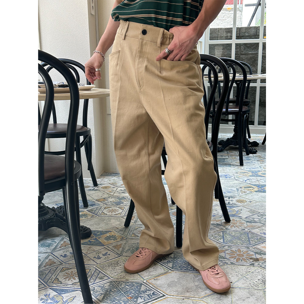[S/S] West cotton half banding pants(6color)