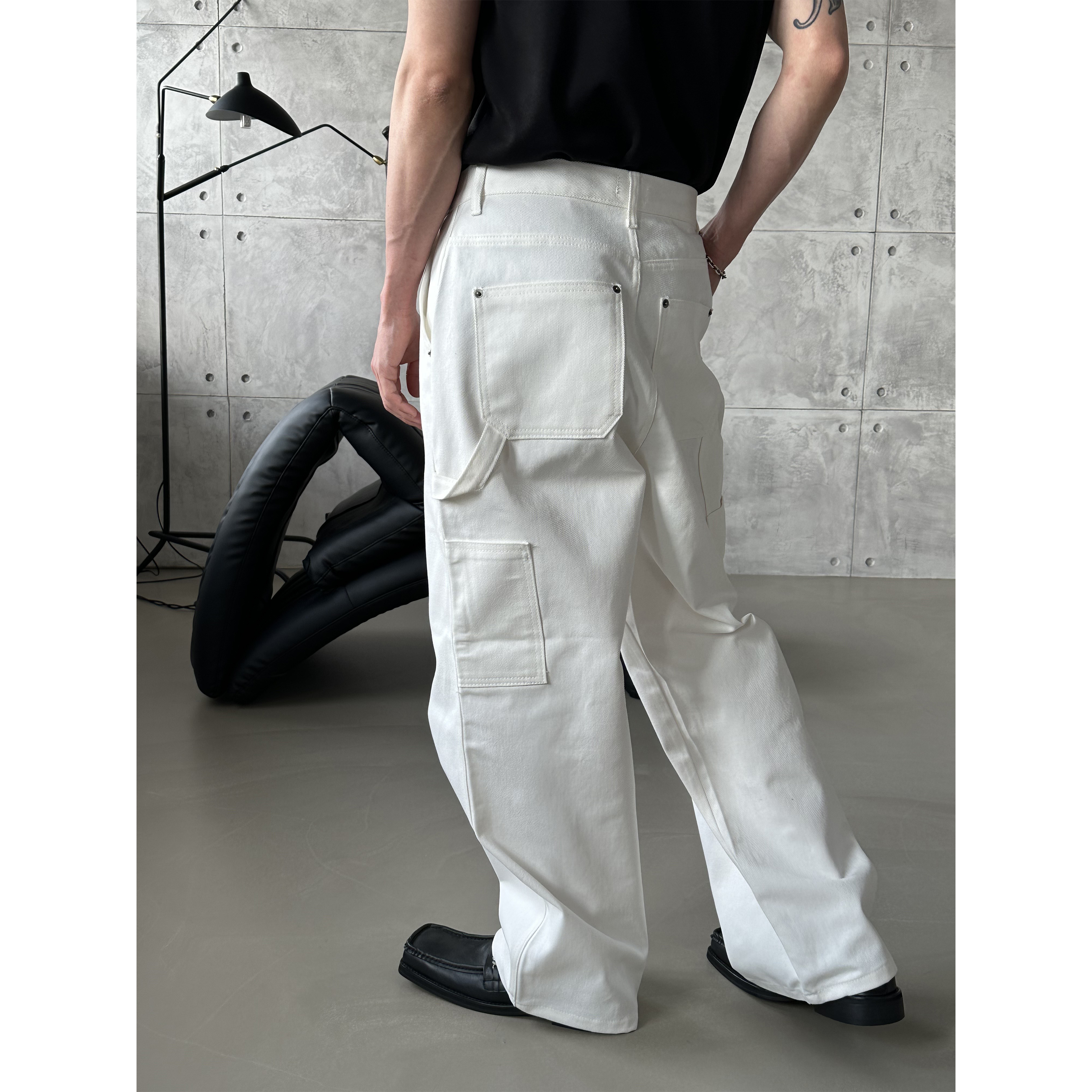 [S/S] Cotton wide carpender pants(3color)