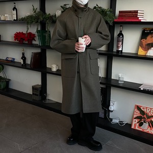 [입고] Two pocket balmacan coat(2color)