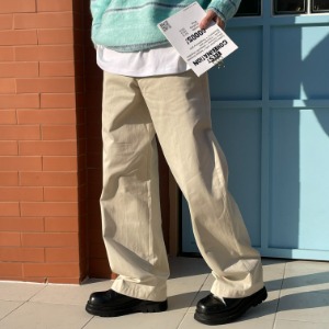 [Unisex] Dear wide cotton pants(4color)