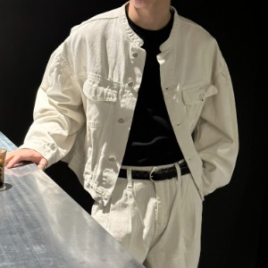 [Unisex] Organic pigment denim jacket(5color)