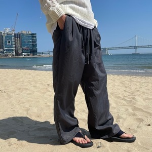 [Unisex] Post nylon banding pants(3color)