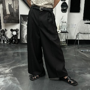 [Unisex] Summer two tuck wide pants(3color)