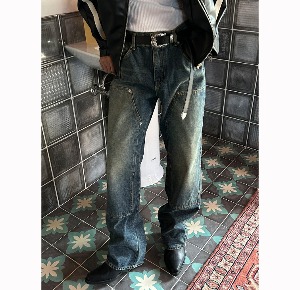 [Premium] Western carpender denim pants