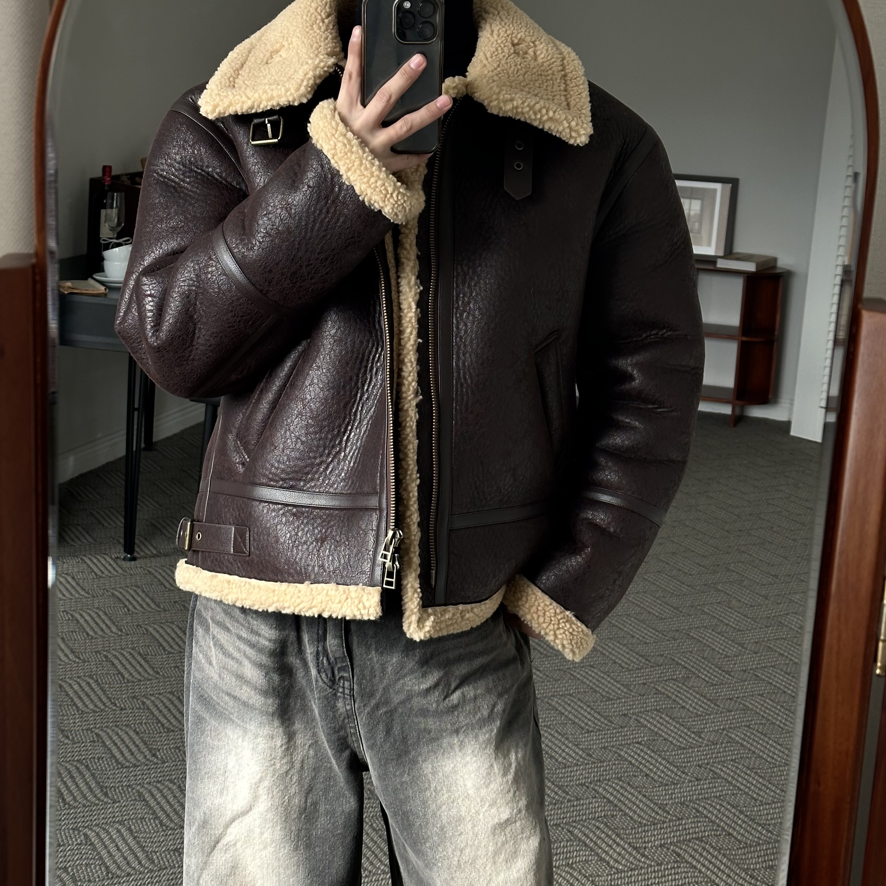 [PREMIUM] Brooklyn leather mustang