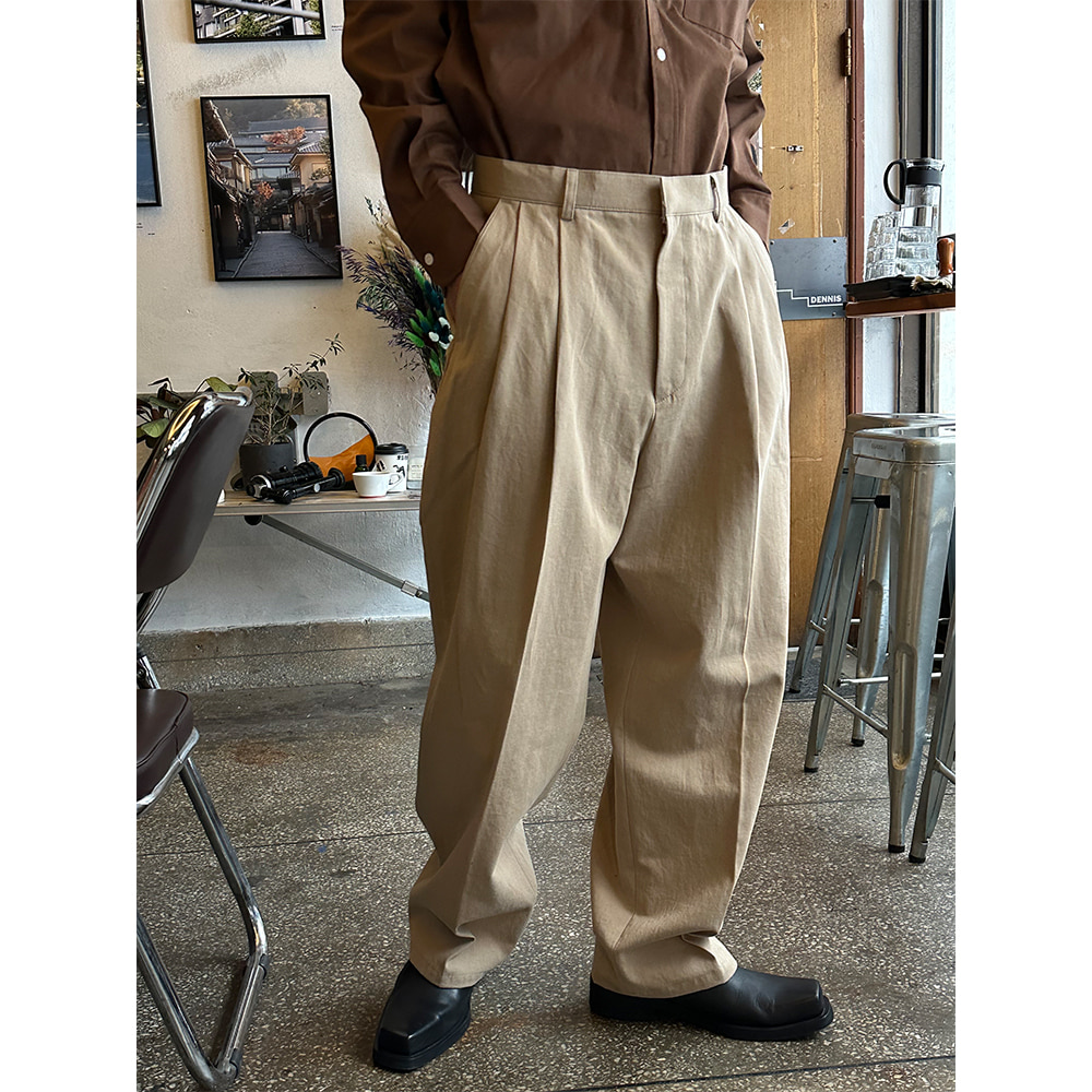 [S/S] Mods balloon two tuck wide pants(2color)