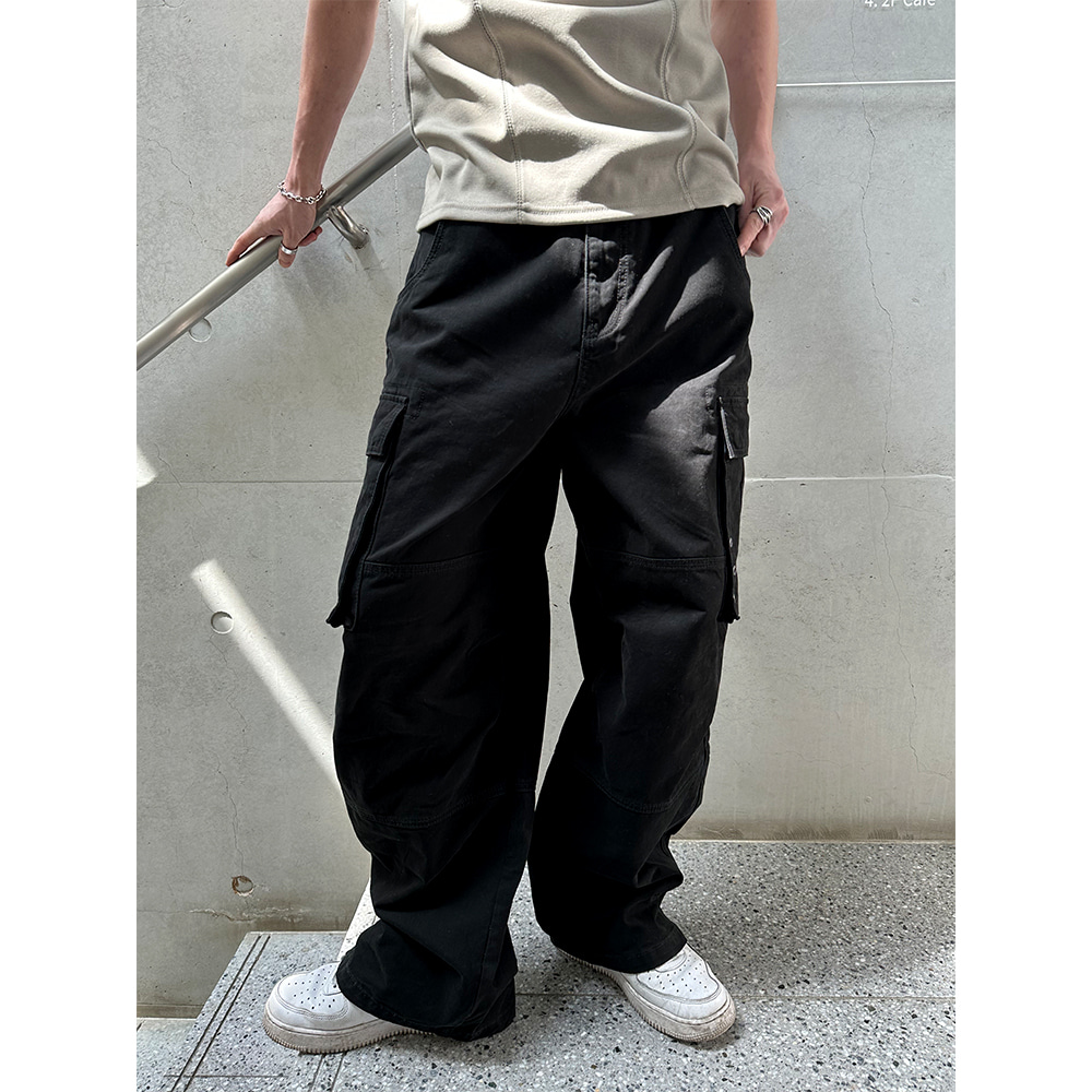 [Unisex] Bio washing cargo pants(2color)