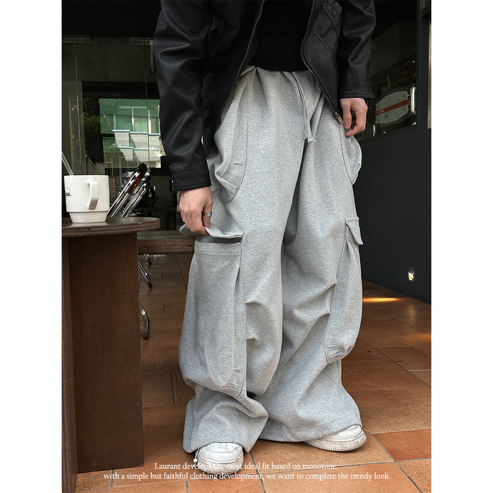 [Unisex] Cozy multi cargo training pants(4color)