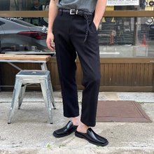 [Men] Eden half banding slim slacks(2color)