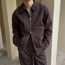 [프리오더 회원 -5%SALE] Non pade kara denim jacket(2color)