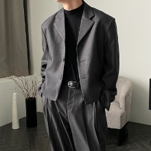 [Unisex] Masion crop 3button jacket(3color)