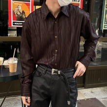 [Unisex] Natural wrinkle shirts(4color)