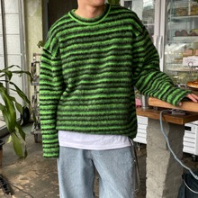 [Unisex] Drivers mohair stripe knit(2color)