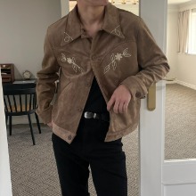 [Unisex] Western suede jacket(3color)