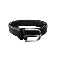 [Unisex]Minimal horseshoe buckle belt