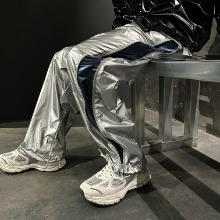 [실버 당일출고] Metal side zipper pants(2color)