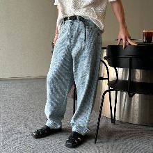 [Unisex] Tweed denim pants(2color)