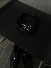 [PREMIUM] Basic real leather long belt