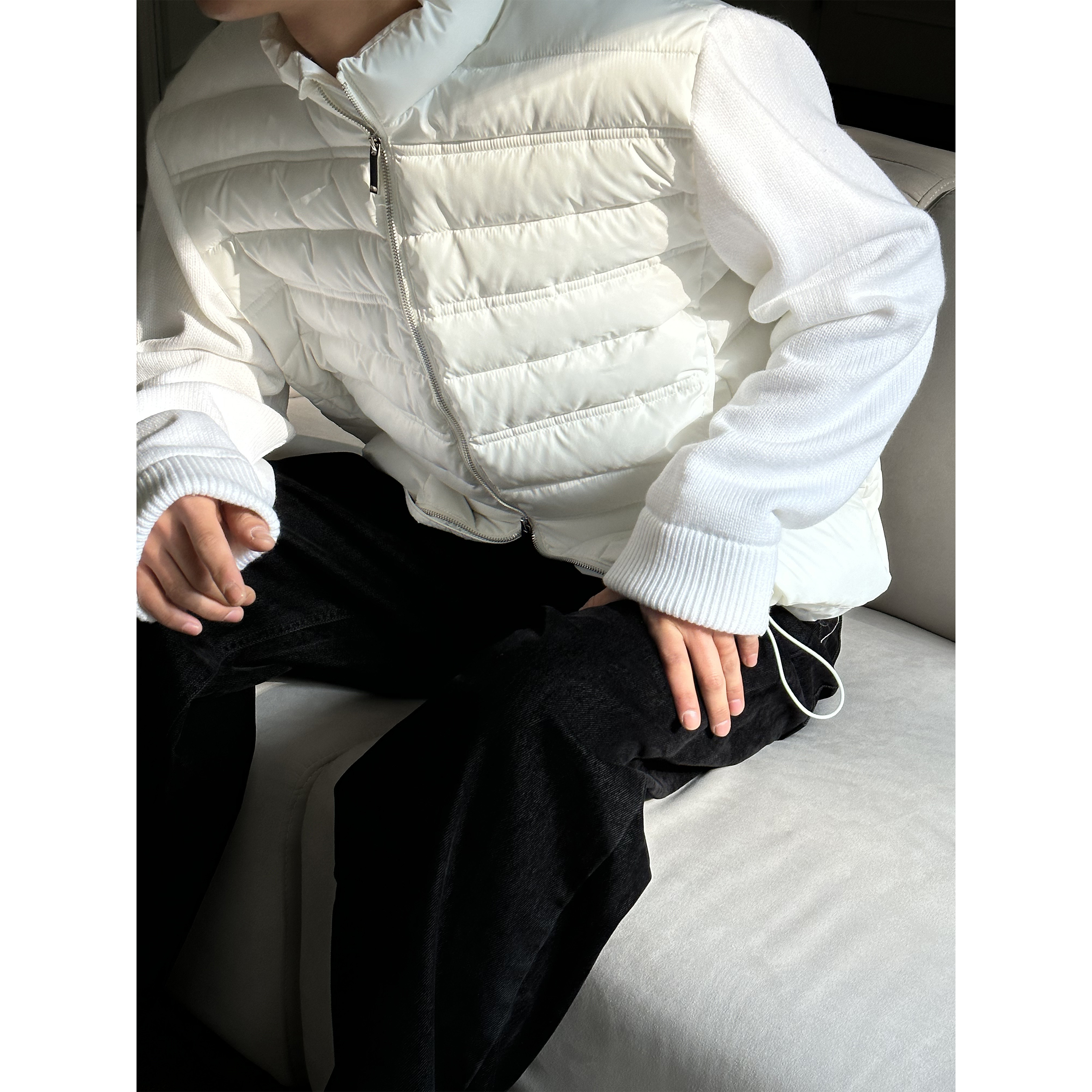 [F/W] Padding knit jacket(2color)